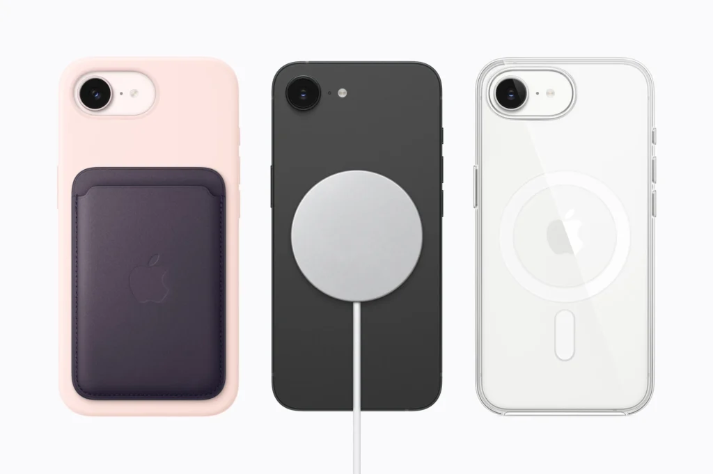 iPhone 17e with MagSafe accessories