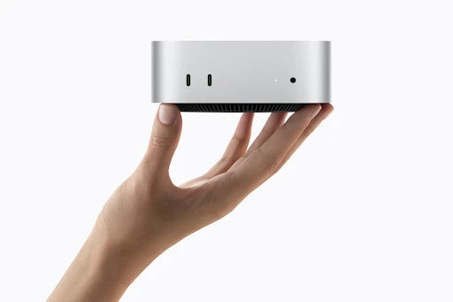 Front view of the M6 Mac mini