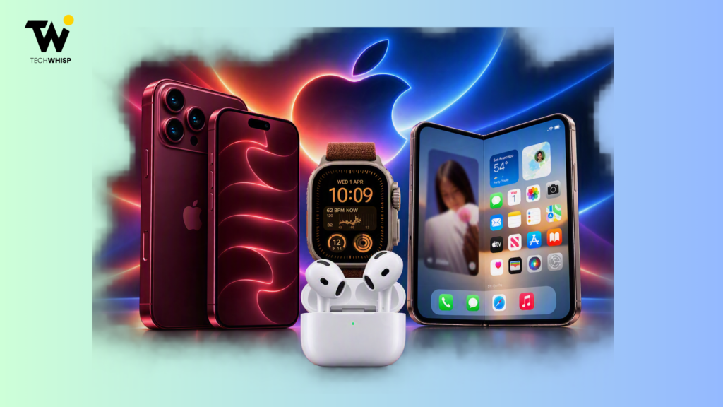 Product lineup showing hardware announced at the 2026 Apple event