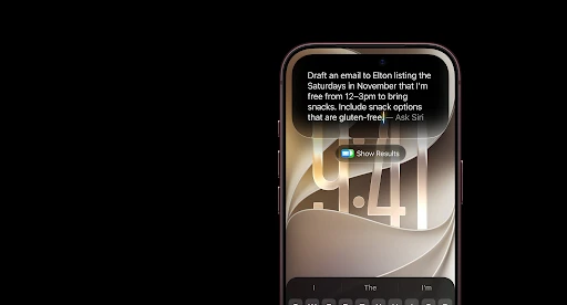 Siri AI on iPhone showing a conversation